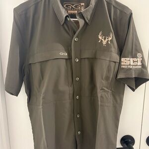 Men’s GameGuard Short Sleeve Scout Hunting Shirt Size Small